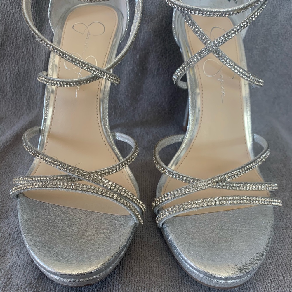 Jessica Simpson- Jaeya Rhinestone Strappy Sandals